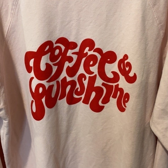 Wildfox Coffee & Sunshine Oversized Crew EUC - Picture 4 of 11